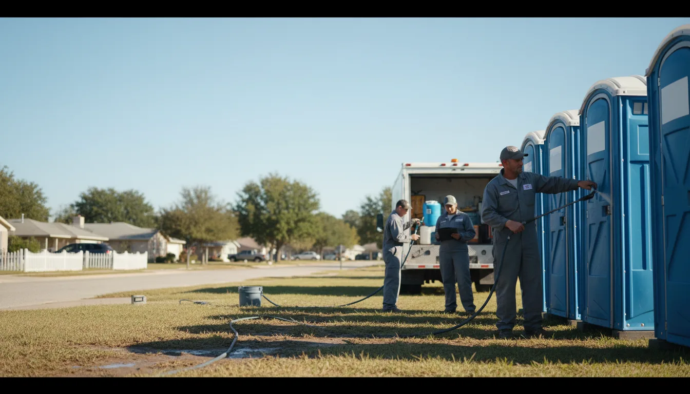 Long-Term Portable Toilet Rental in Sterling, MI near me